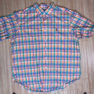 Polo by RALPH LAUREN Men's Plaid Button Shirt 2XL